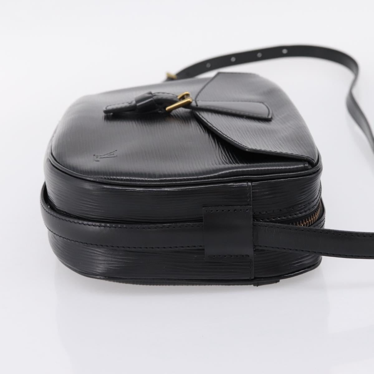 LOUIS VUITTON Epi Jeune Fille MM Shoulder Bag Black M52152 LV Auth ep16267A