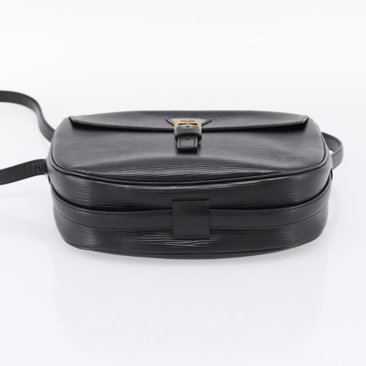 LOUIS VUITTON Epi Jeune Fille MM Shoulder Bag Black M52152 LV Auth ep16267A