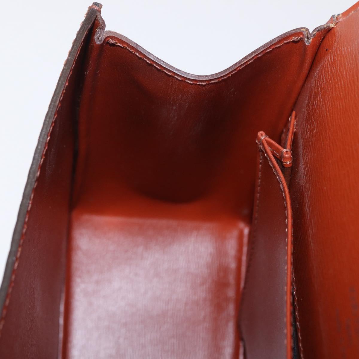 LOUIS VUITTON Epi Tilsitt Pouch Brown M52603 LV Auth ep16268A