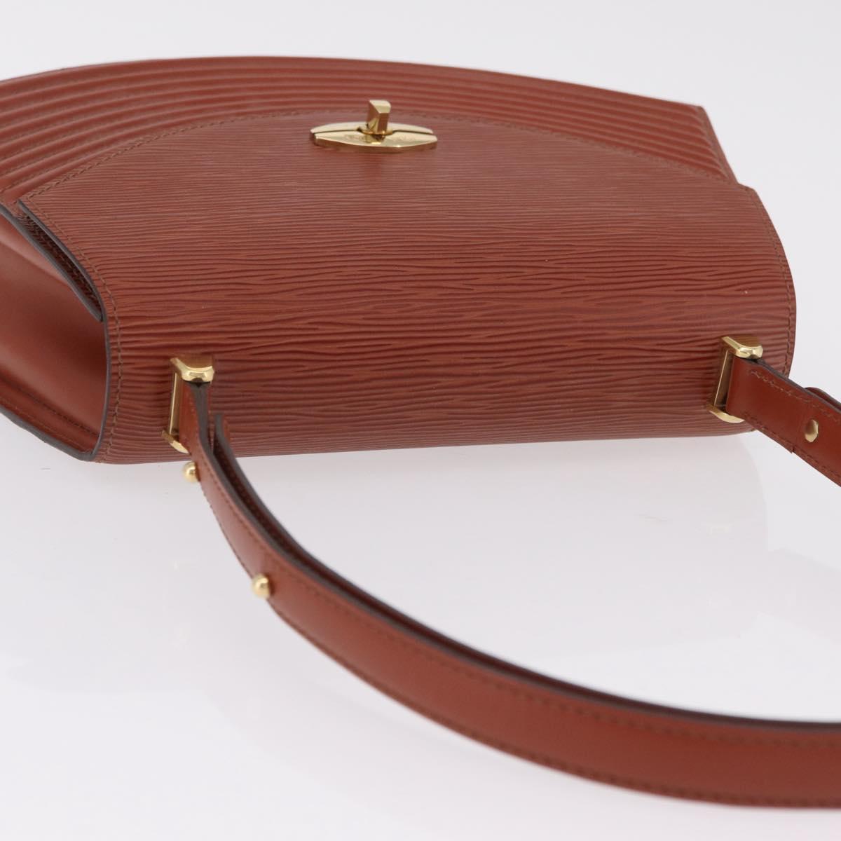 LOUIS VUITTON Epi Tilsitt Pouch Brown M52603 LV Auth ep16268A