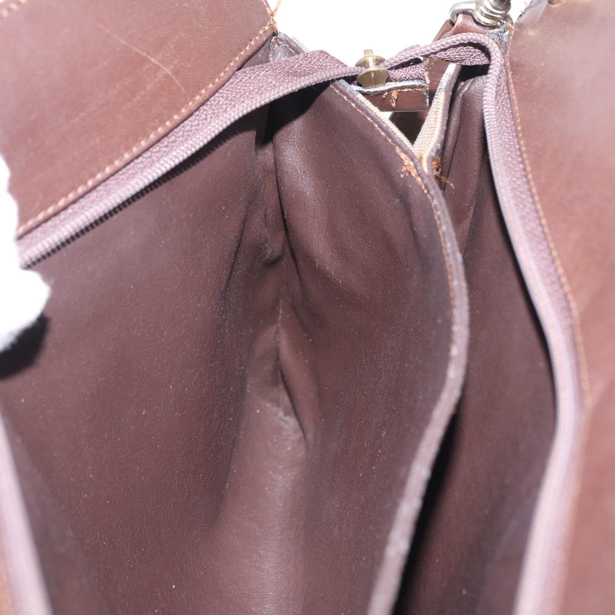Burberrys Nova Check Shoulder Bag Canvas Beige Gold Auth ep16270