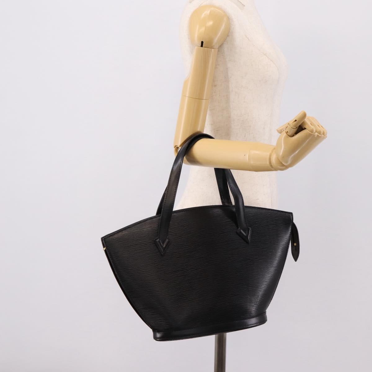 LOUIS VUITTON Epi Saint Jacques Shopping Bag Black M52272 LV Auth ep16273