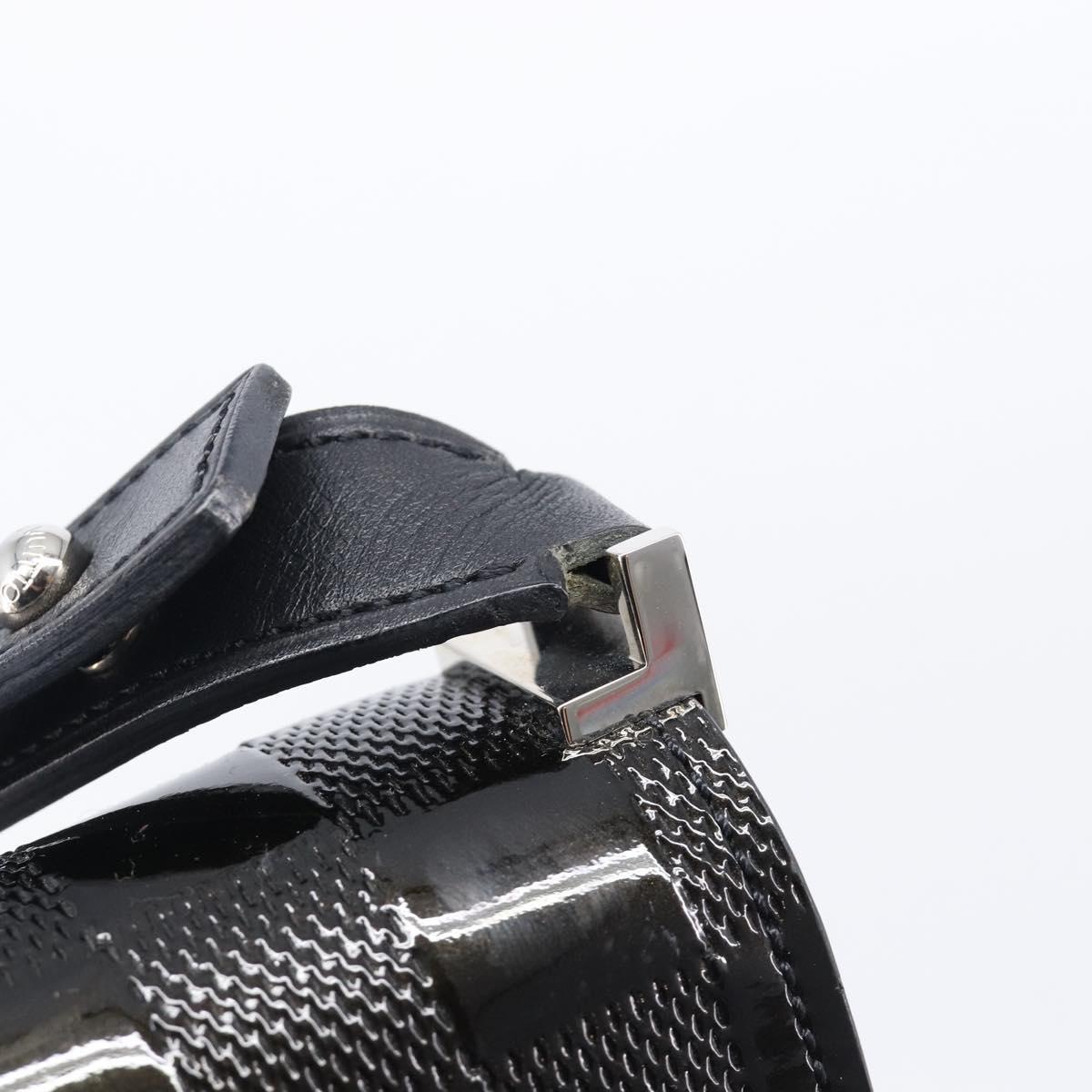 LOUIS VUITTON Damier Vernis Club Shoulder Bag Black M92127 LV Auth ep16276V