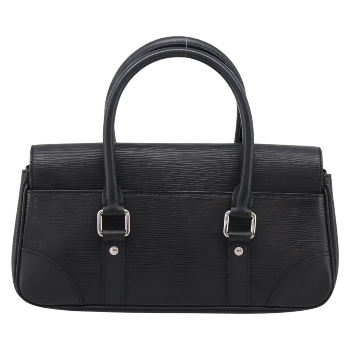 LOUIS VUITTON Epi Segur PM Hand Bag Black M58822 LV Auth ep16281V