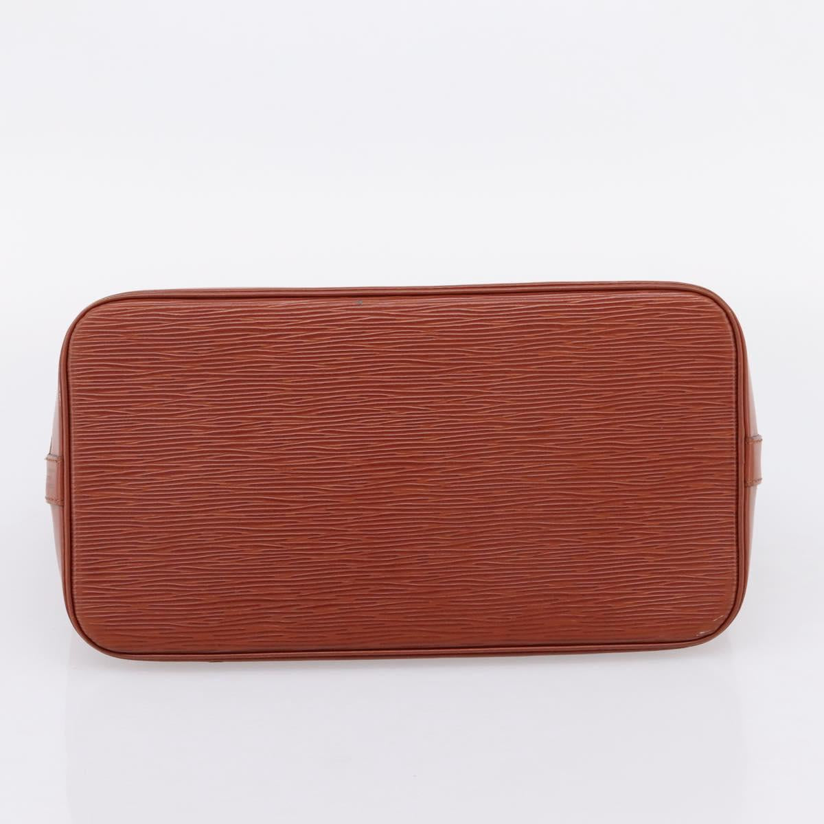 LOUIS VUITTON Epi Alma Hand Bag Brown M52143 LV Auth ep16284