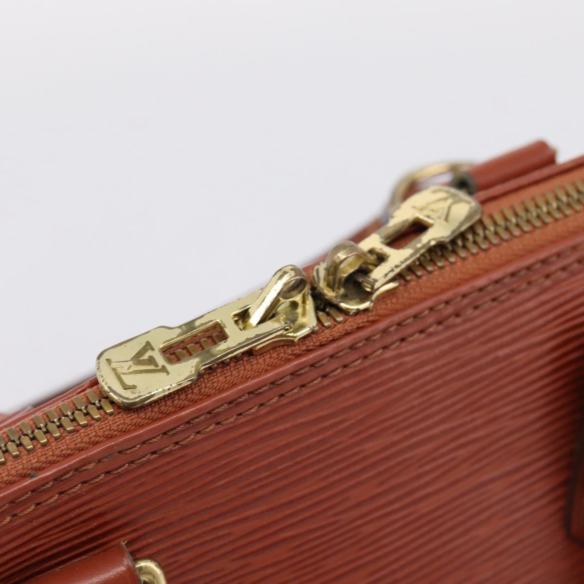 LOUIS VUITTON Epi Alma Hand Bag Brown M52143 LV Auth ep16284