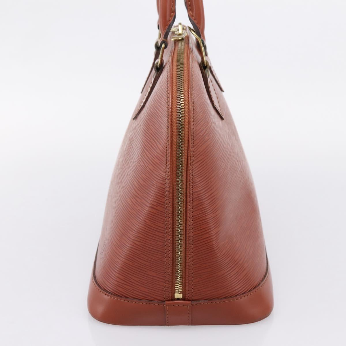 LOUIS VUITTON Epi Alma Hand Bag Brown M52143 LV Auth ep16284