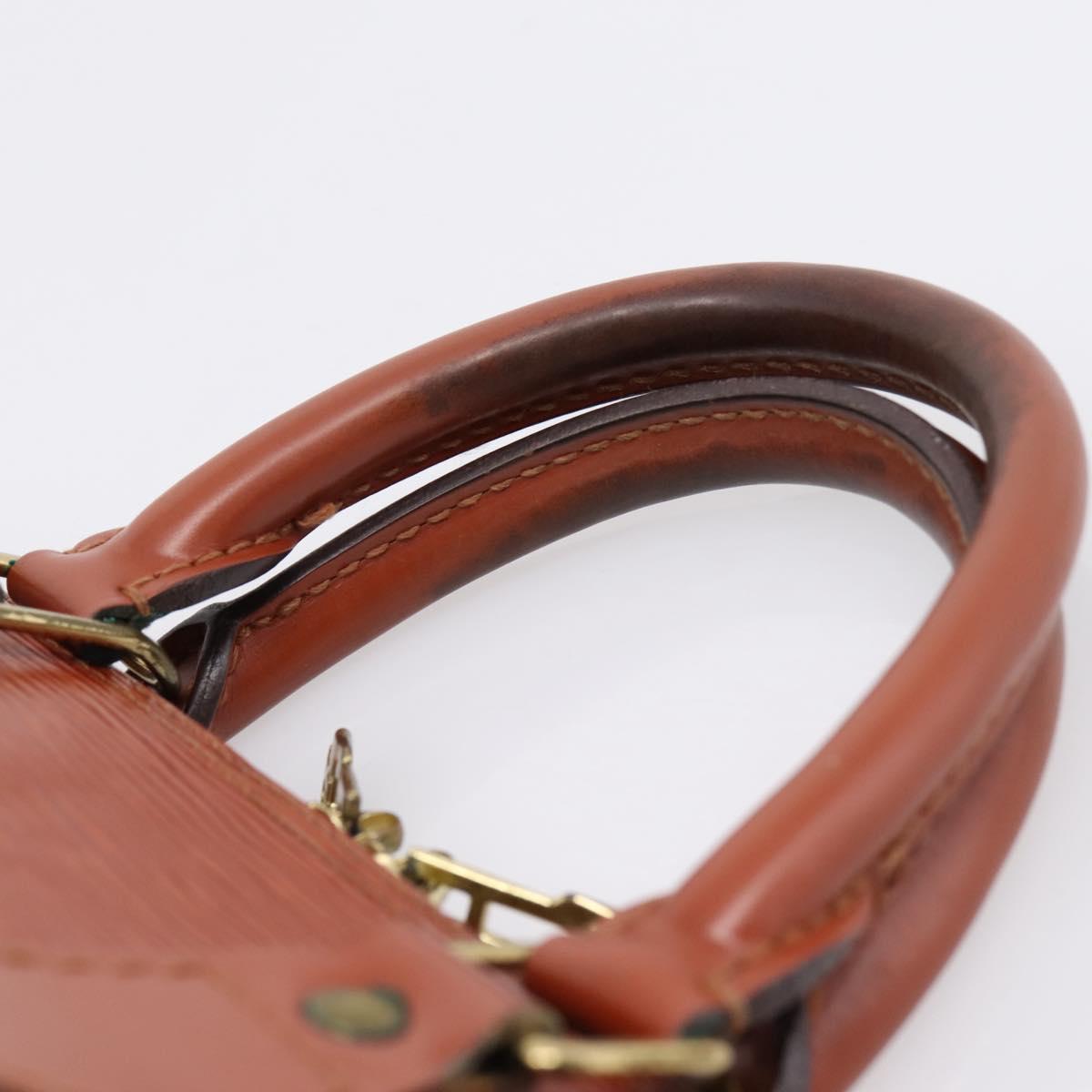 LOUIS VUITTON Epi Alma Hand Bag Brown M52143 LV Auth ep16284