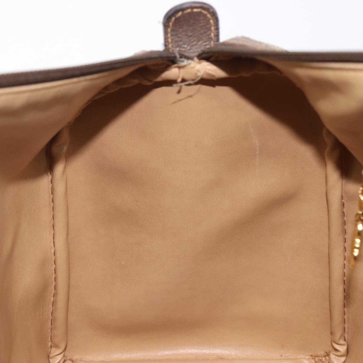 GUCCI GG Supreme Boston Bag PVC Beige Gold 002 39 6842 Auth ep16285A
