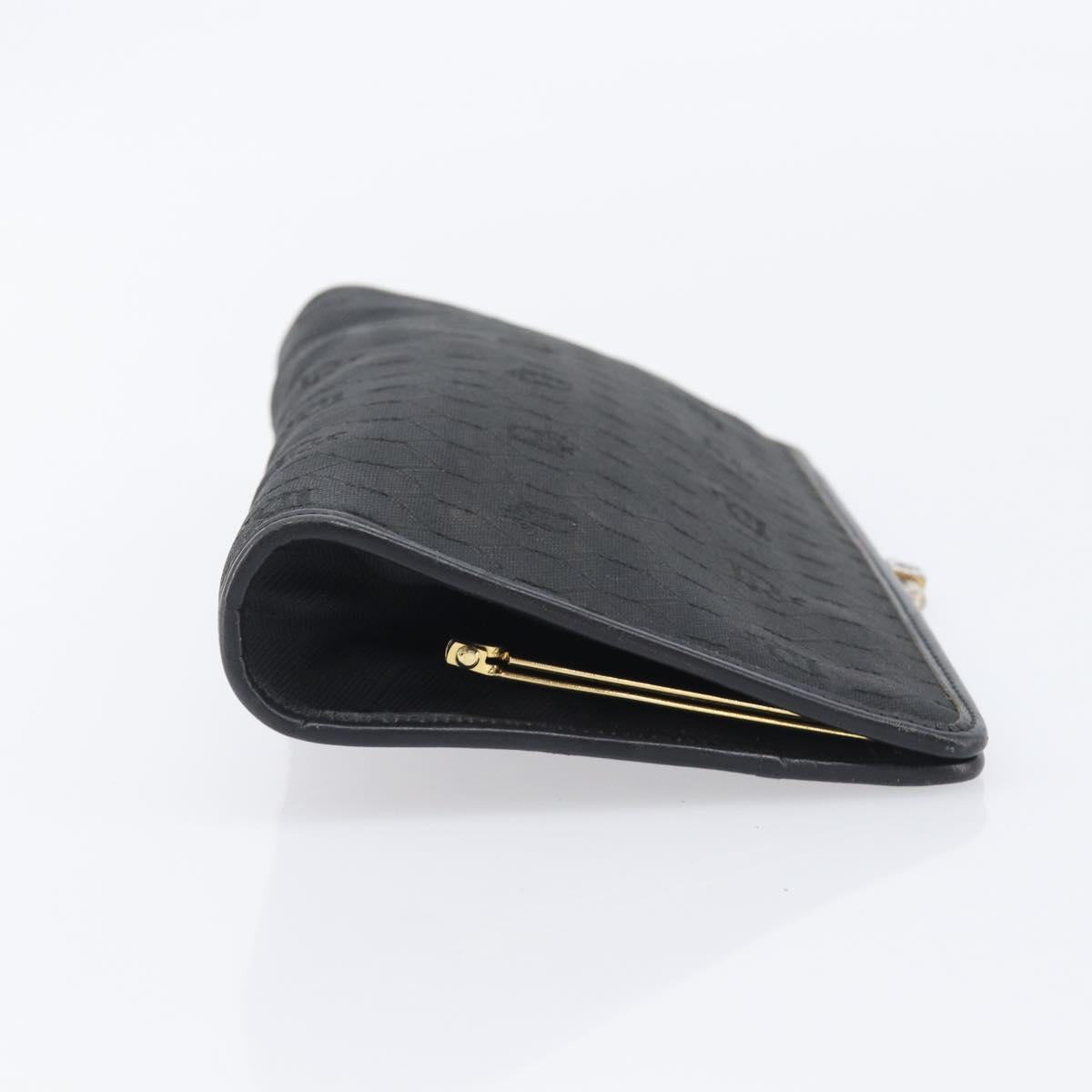 Christian Dior Trotter Clutch Bag Black Silver Auth ep16290