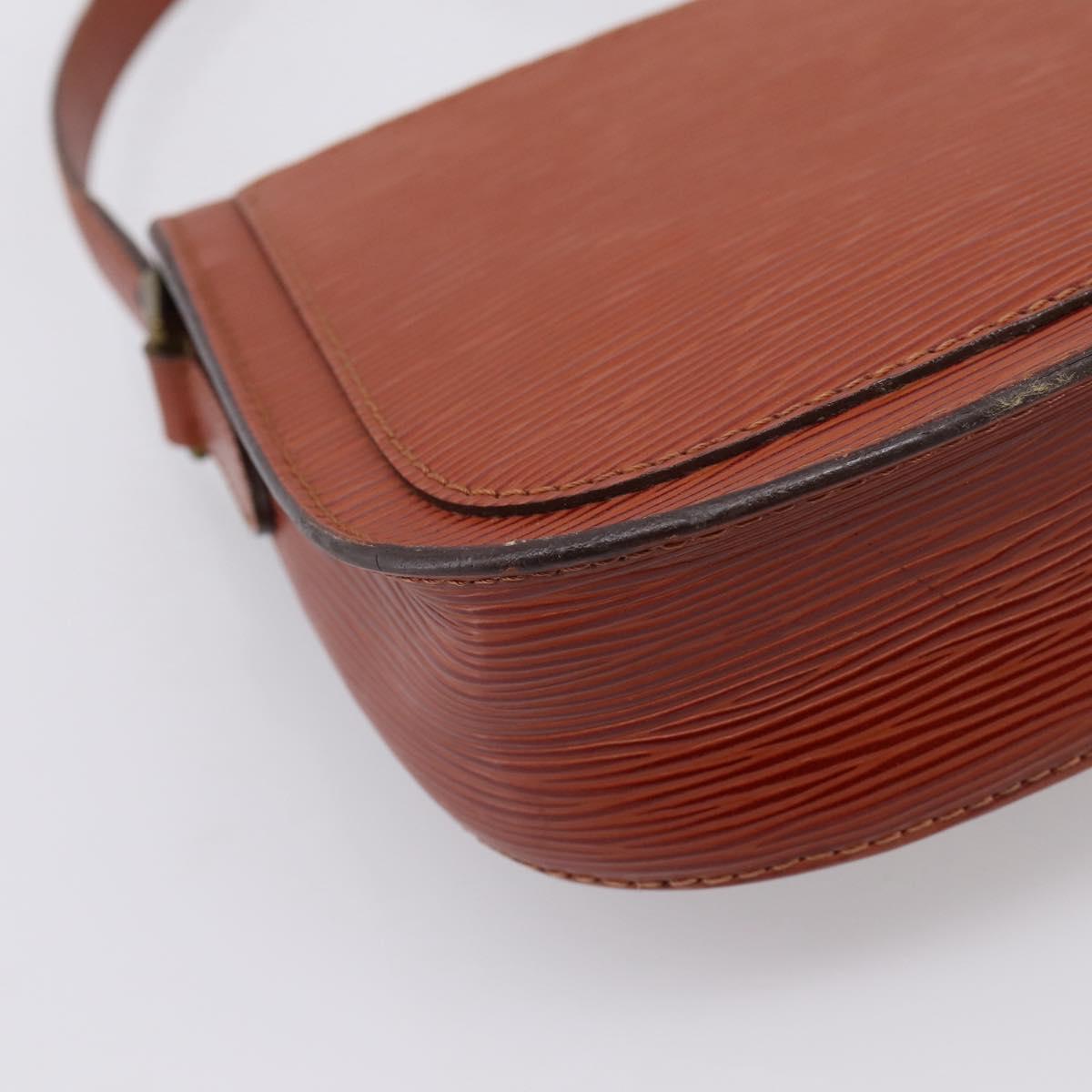 LOUIS VUITTON Epi Saint Cloud PM Shoulder Bag Brown M52213 LV Auth ep16296