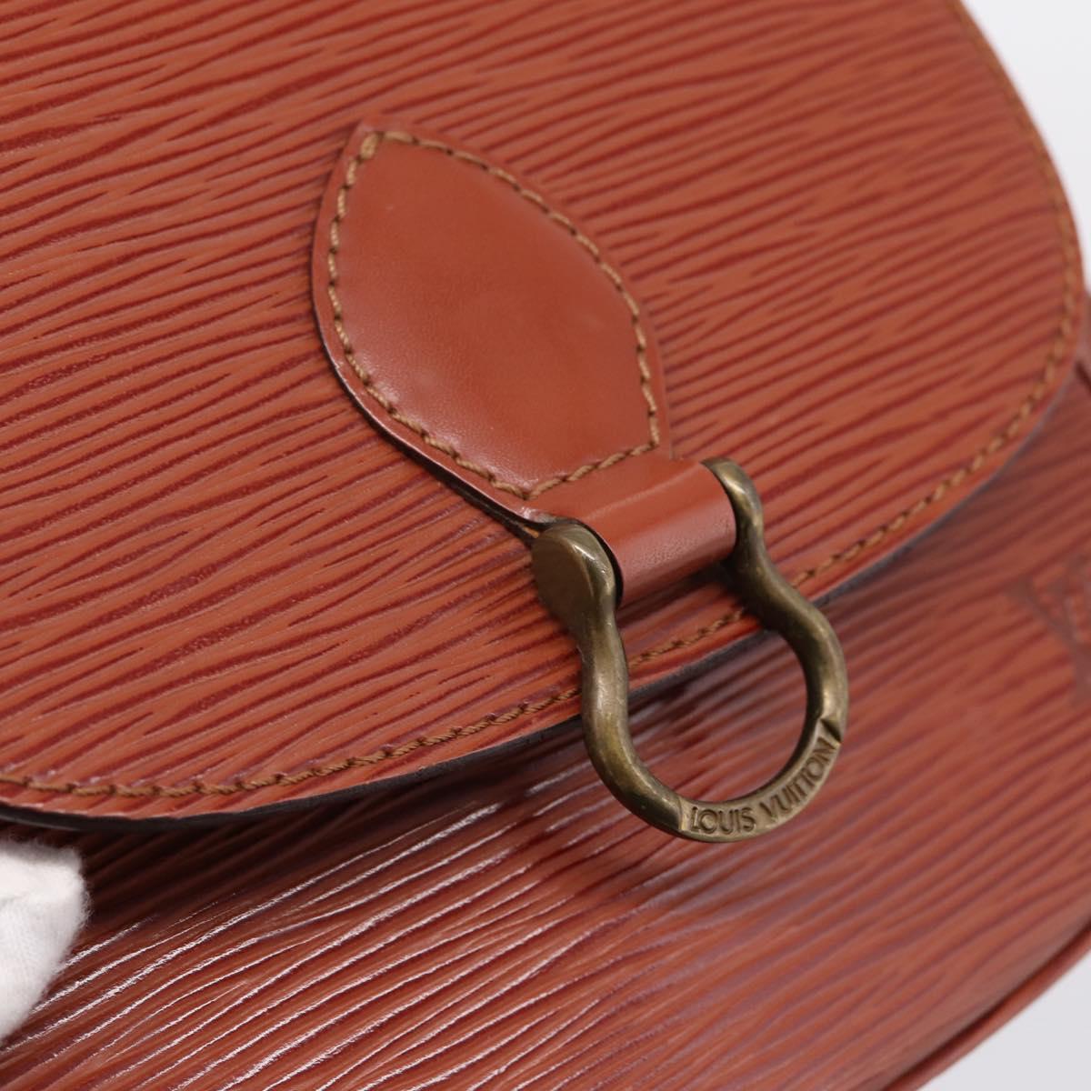 LOUIS VUITTON Epi Saint Cloud PM Shoulder Bag Brown M52213 LV Auth ep16296