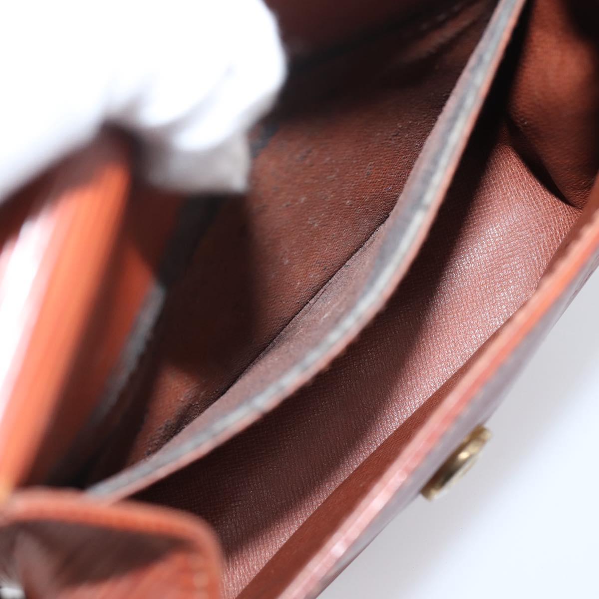 LOUIS VUITTON Epi Saint Cloud PM Shoulder Bag Brown M52213 LV Auth ep16296