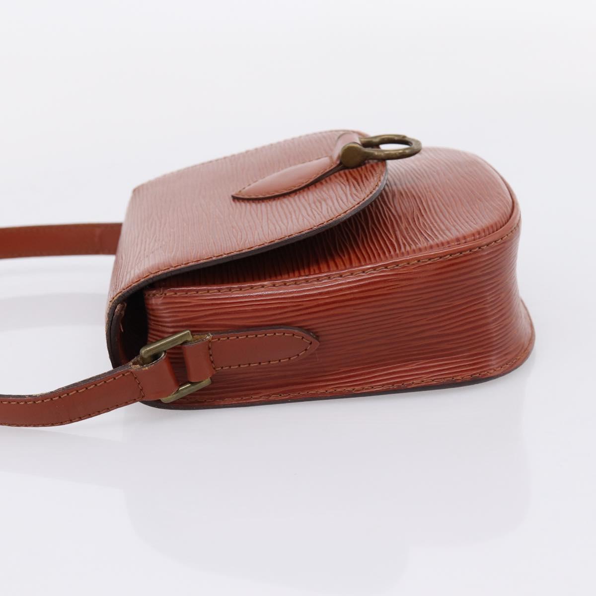 LOUIS VUITTON Epi Saint Cloud PM Shoulder Bag Brown M52213 LV Auth ep16296