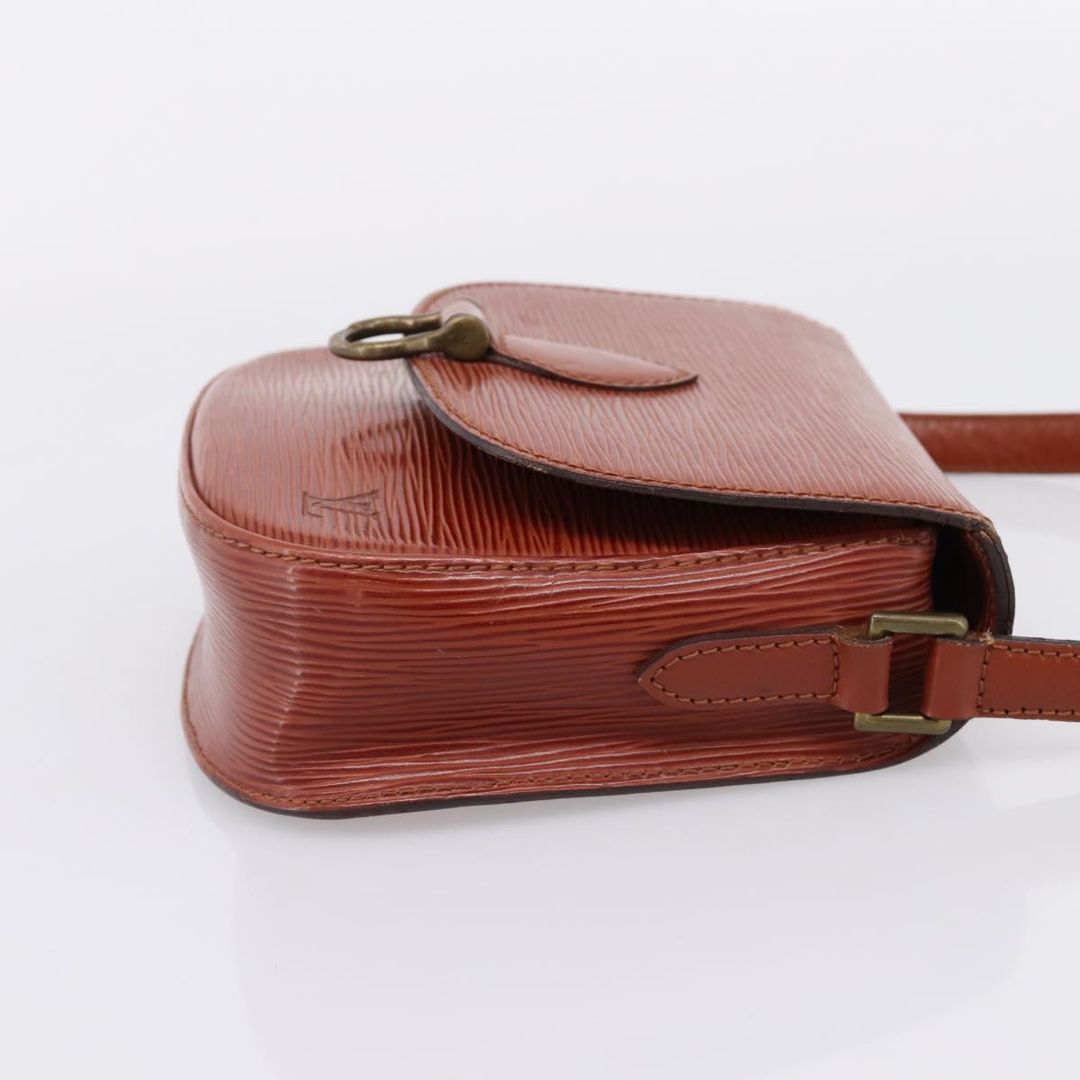 LOUIS VUITTON Epi Saint Cloud PM Shoulder Bag Brown M52213 LV Auth ep16296