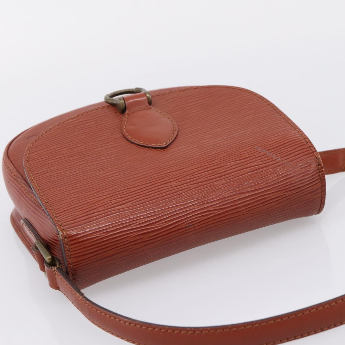 LOUIS VUITTON Epi Saint Cloud PM Shoulder Bag Brown M52213 LV Auth ep16296