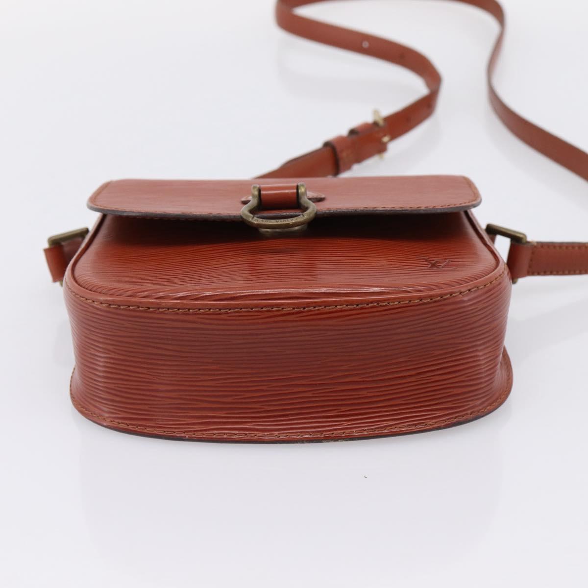 LOUIS VUITTON Epi Saint Cloud PM Shoulder Bag Brown M52213 LV Auth ep16296