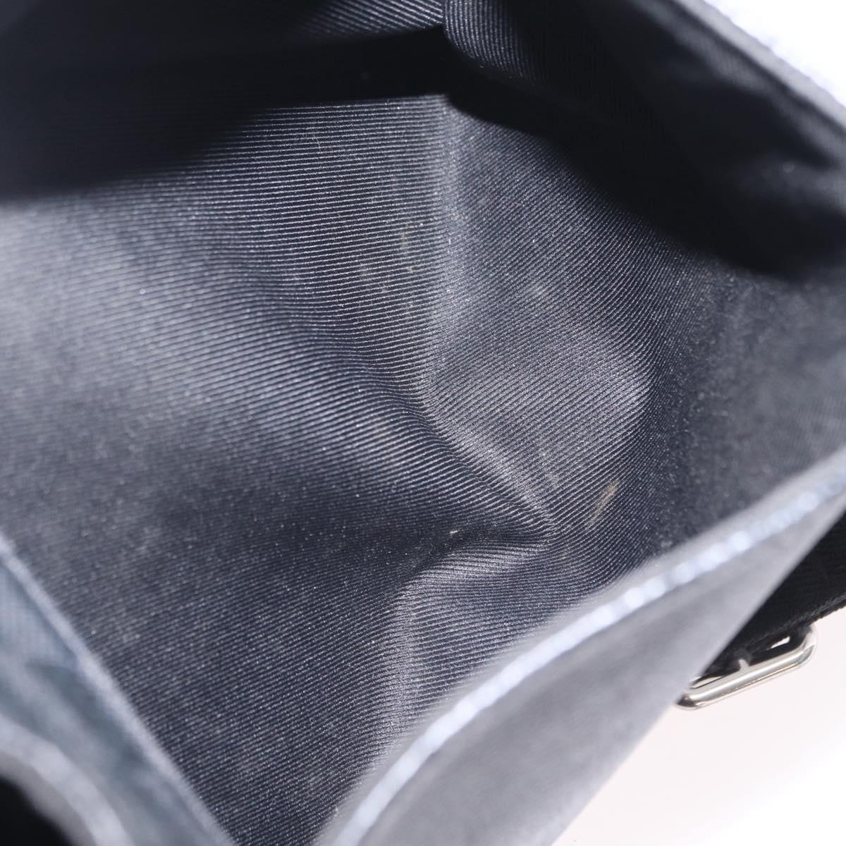 LOUIS VUITTON Damier Graphite District PM Shoulder Bag N41260 LV Auth ep16302