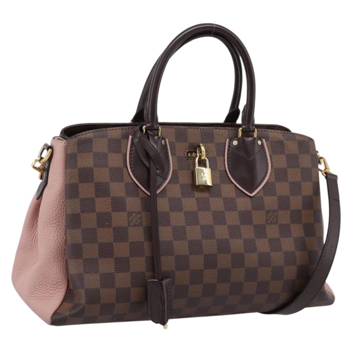 LOUIS VUITTON Damier Ebene Normandy Hand Bag 2way N41488 LV Auth ep16310A
