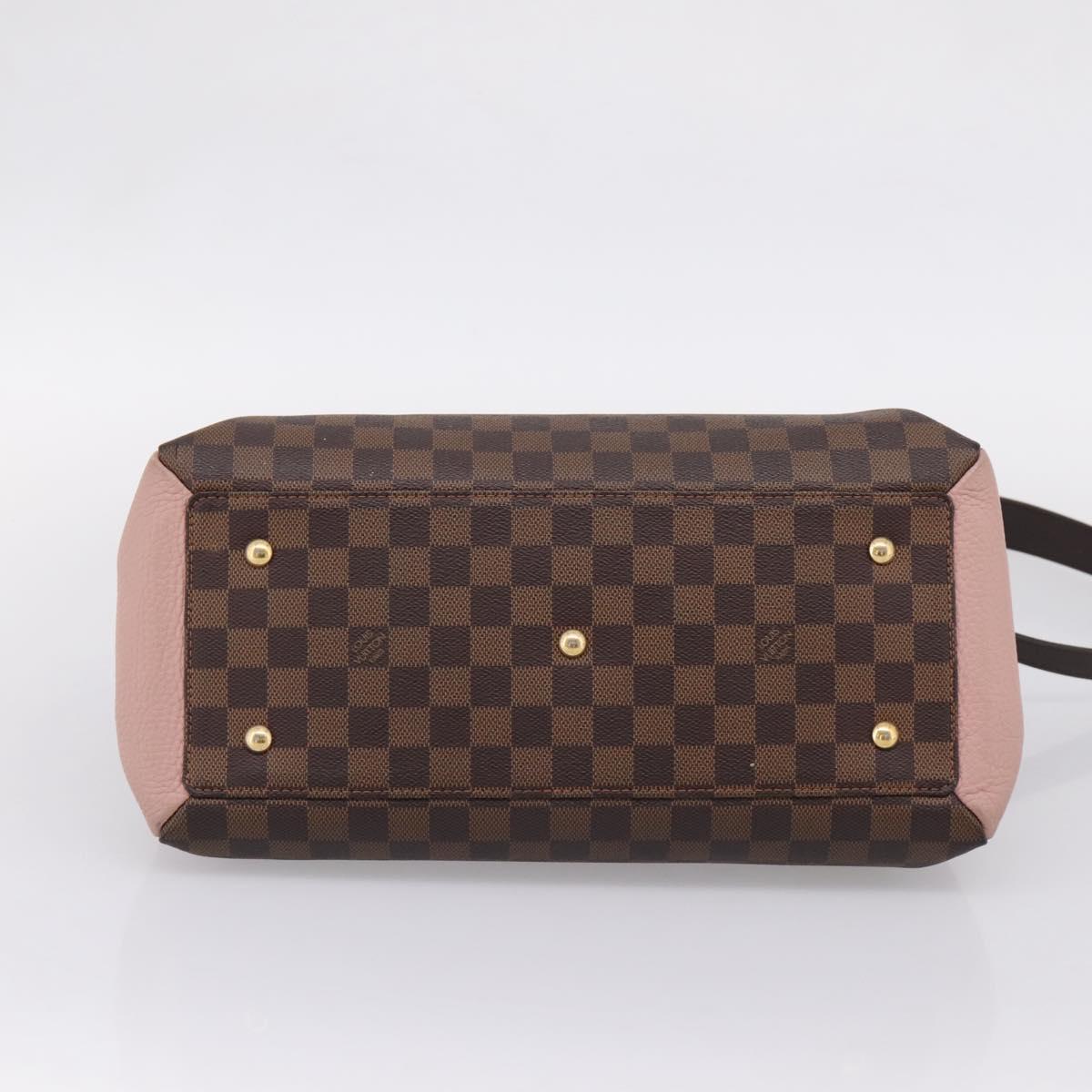 LOUIS VUITTON Damier Ebene Normandy Hand Bag 2way N41488 LV Auth ep16310A