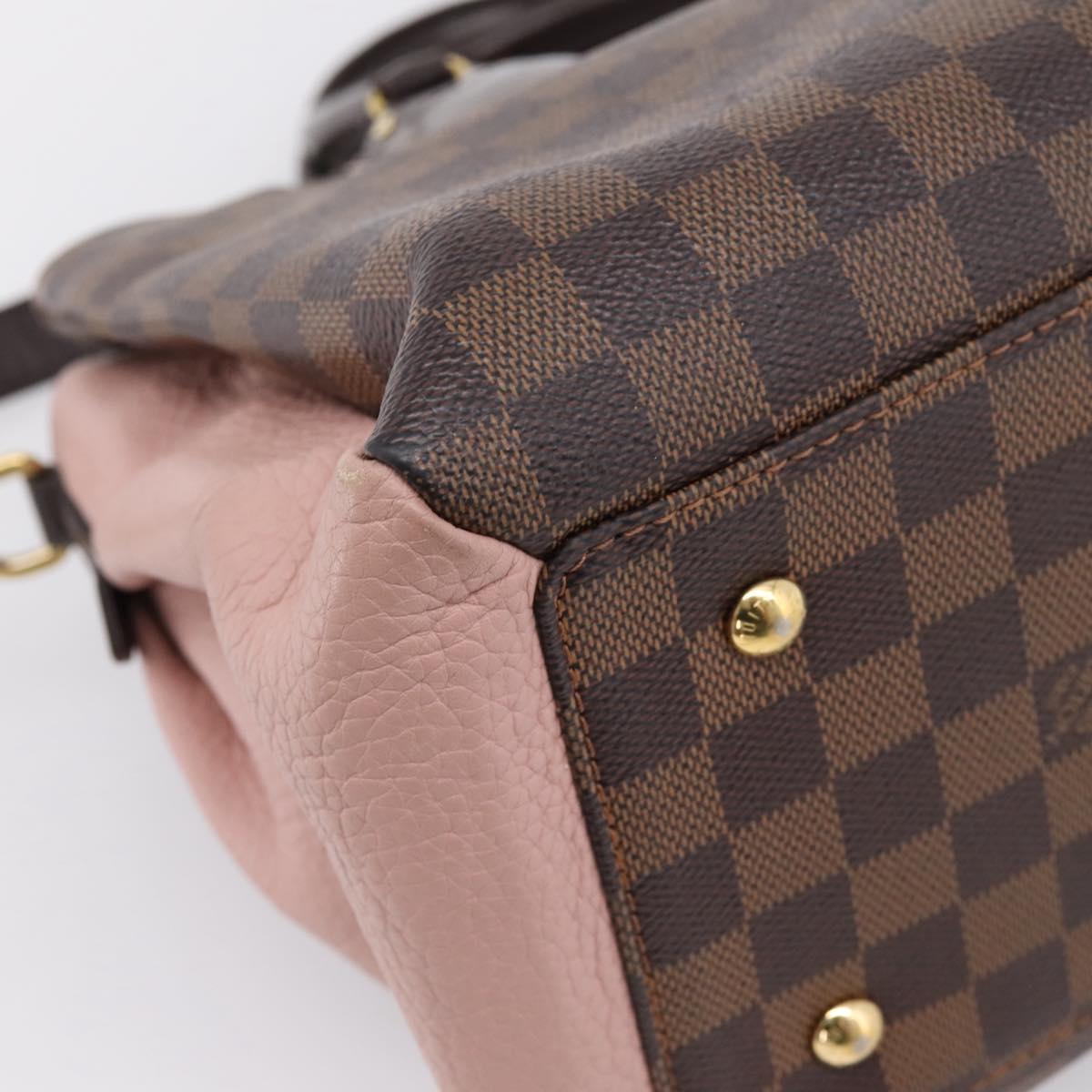 LOUIS VUITTON Damier Ebene Normandy Hand Bag 2way N41488 LV Auth ep16310A