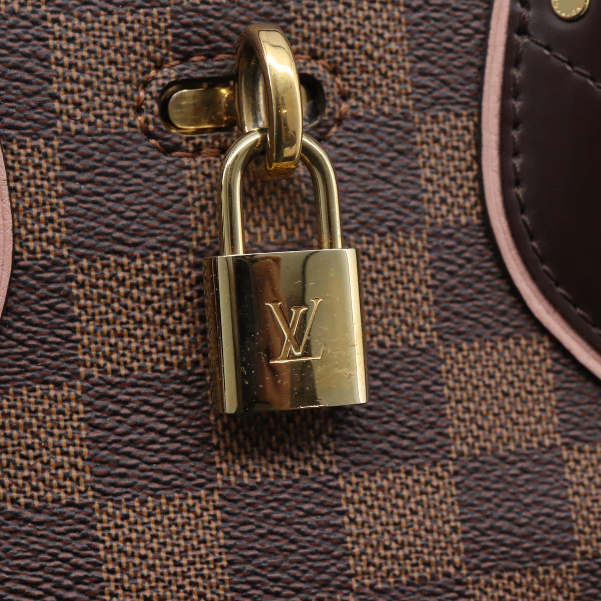 LOUIS VUITTON Damier Ebene Normandy Hand Bag 2way N41488 LV Auth ep16310A