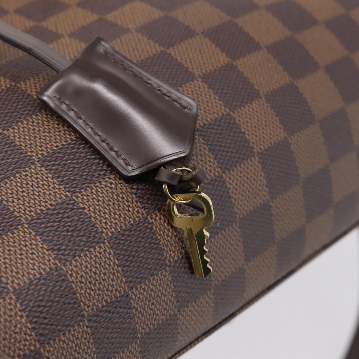 LOUIS VUITTON Damier Ebene Normandy Hand Bag 2way N41488 LV Auth ep16310A