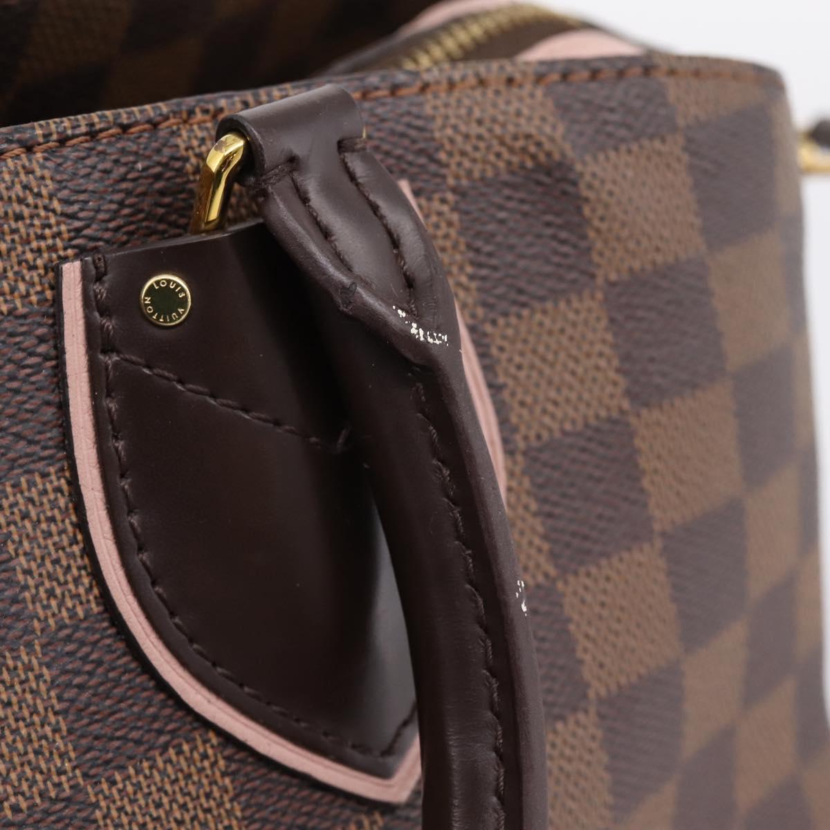 LOUIS VUITTON Damier Ebene Normandy Hand Bag 2way N41488 LV Auth ep16310A