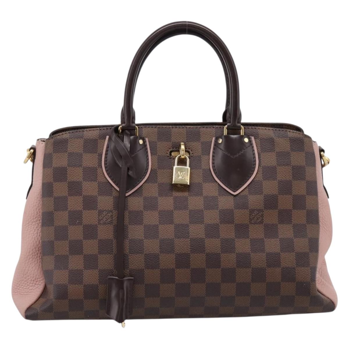 LOUIS VUITTON Damier Ebene Normandy Hand Bag 2way N41488 LV Auth ep16310A