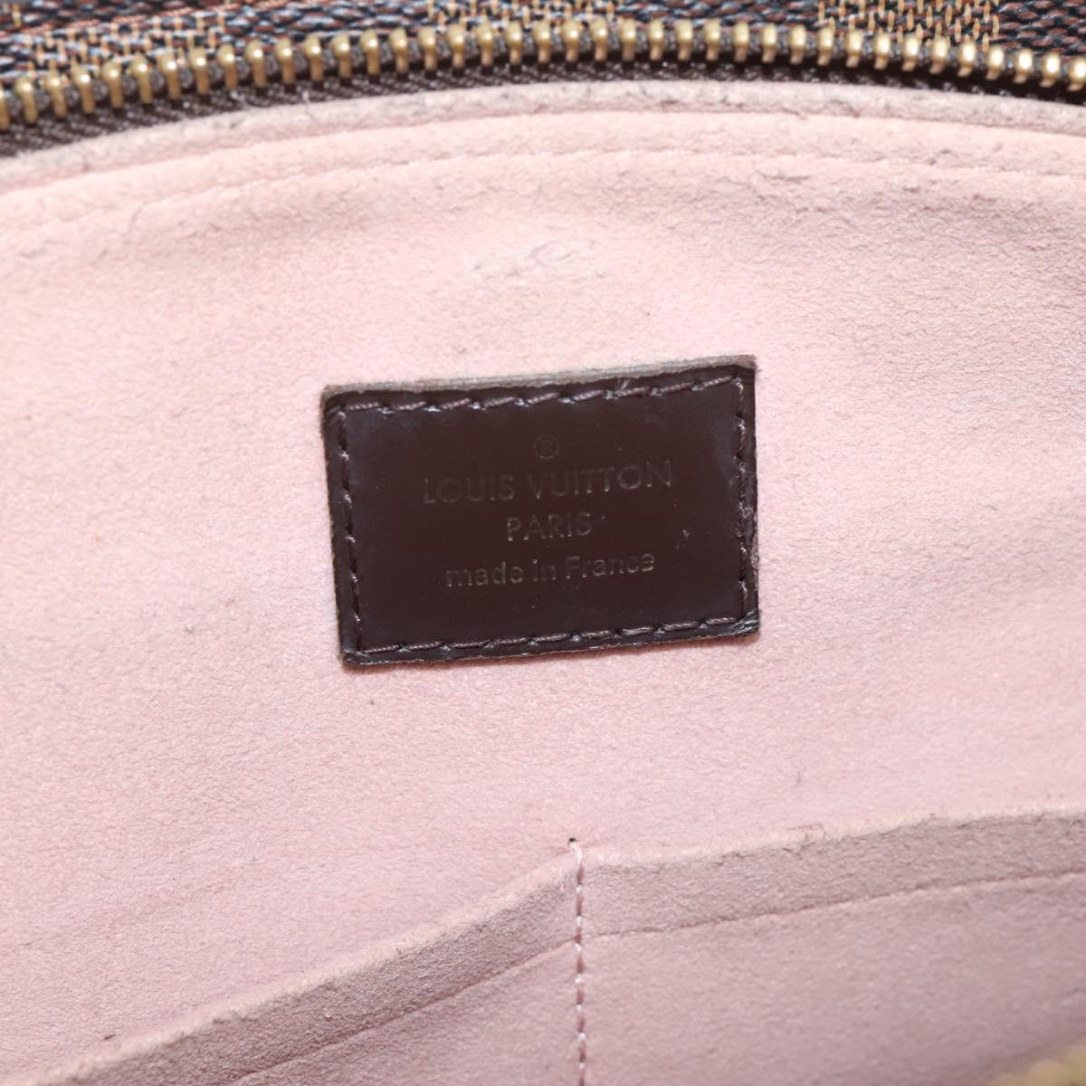 LOUIS VUITTON Damier Ebene Normandy Hand Bag 2way N41488 LV Auth ep16310A