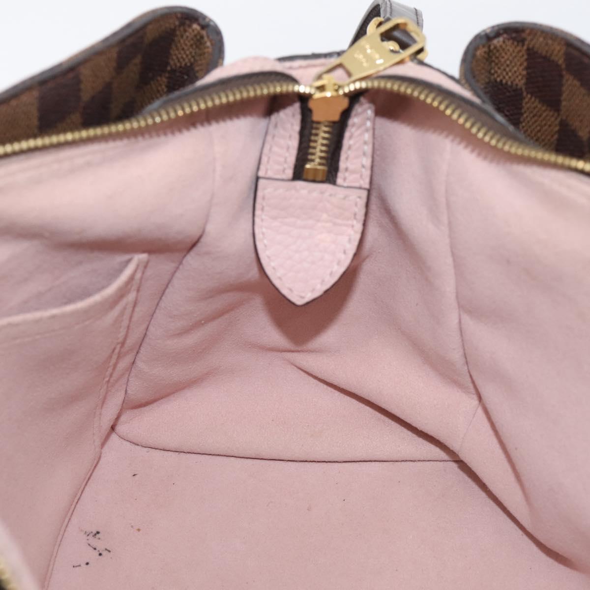 LOUIS VUITTON Damier Ebene Normandy Hand Bag 2way N41488 LV Auth ep16310A
