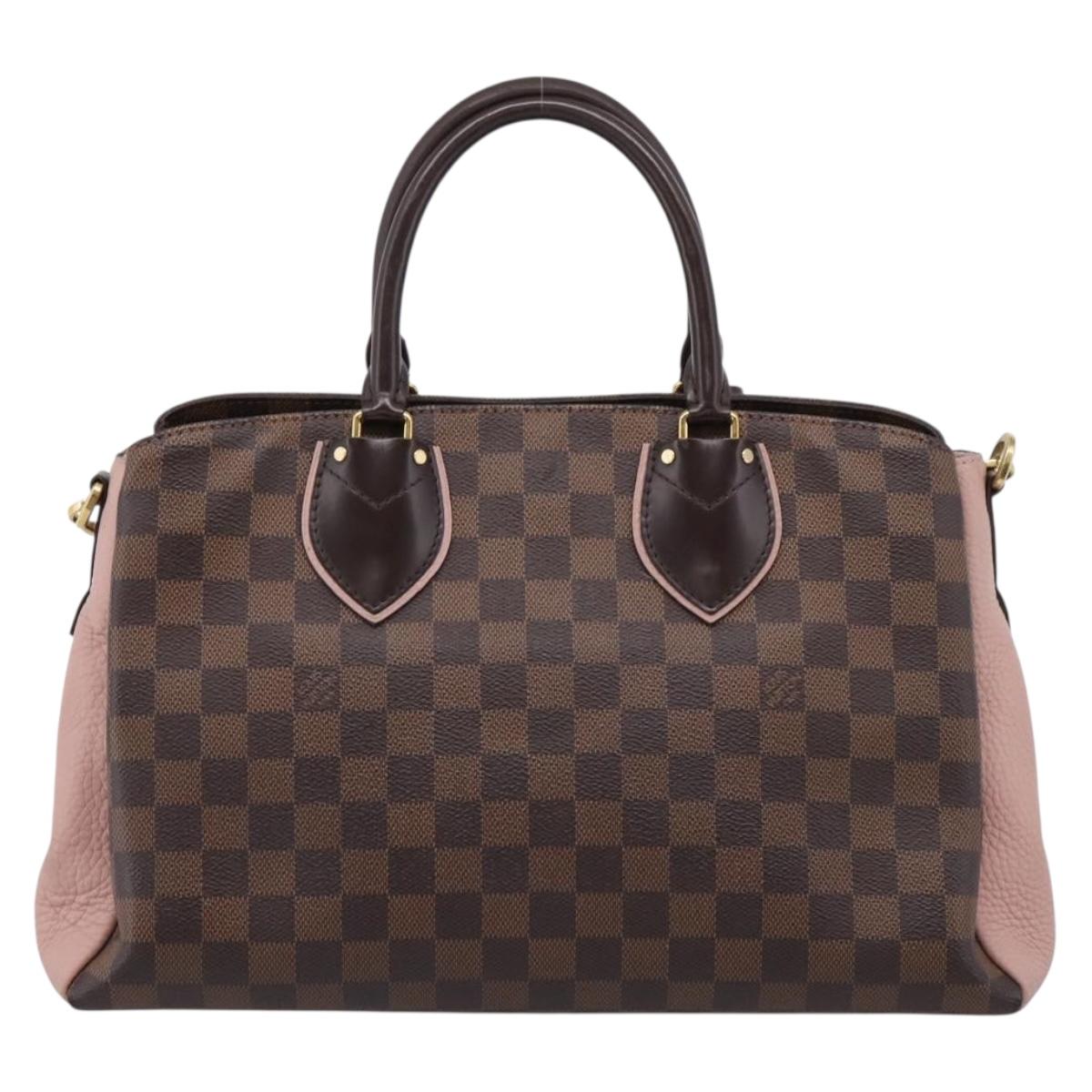 LOUIS VUITTON Damier Ebene Normandy Hand Bag 2way N41488 LV Auth ep16310A