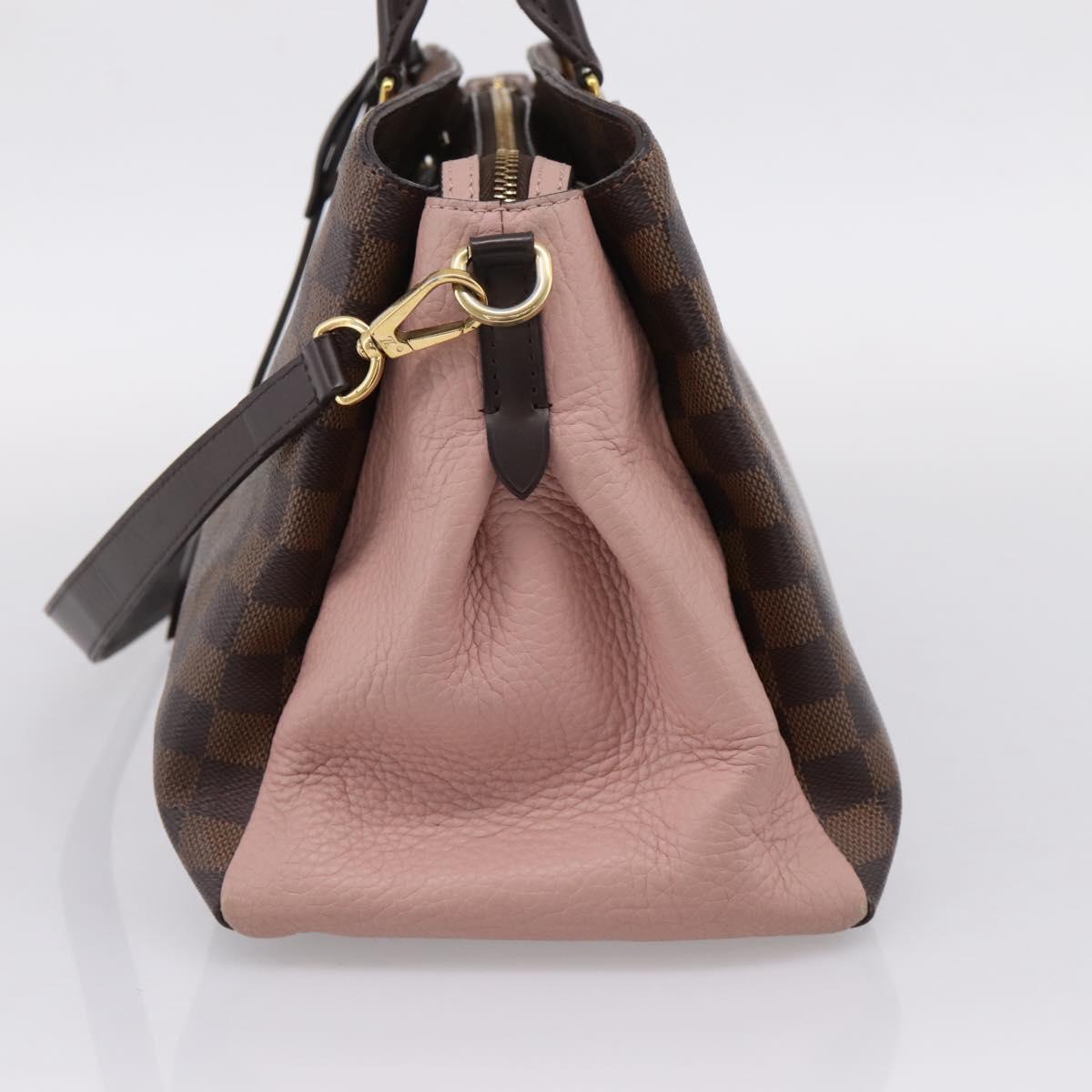 LOUIS VUITTON Damier Ebene Normandy Hand Bag 2way N41488 LV Auth ep16310A