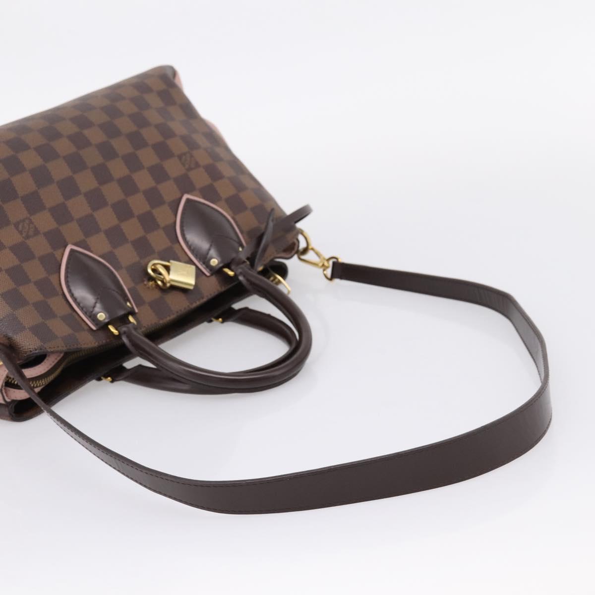 LOUIS VUITTON Damier Ebene Normandy Hand Bag 2way N41488 LV Auth ep16310A