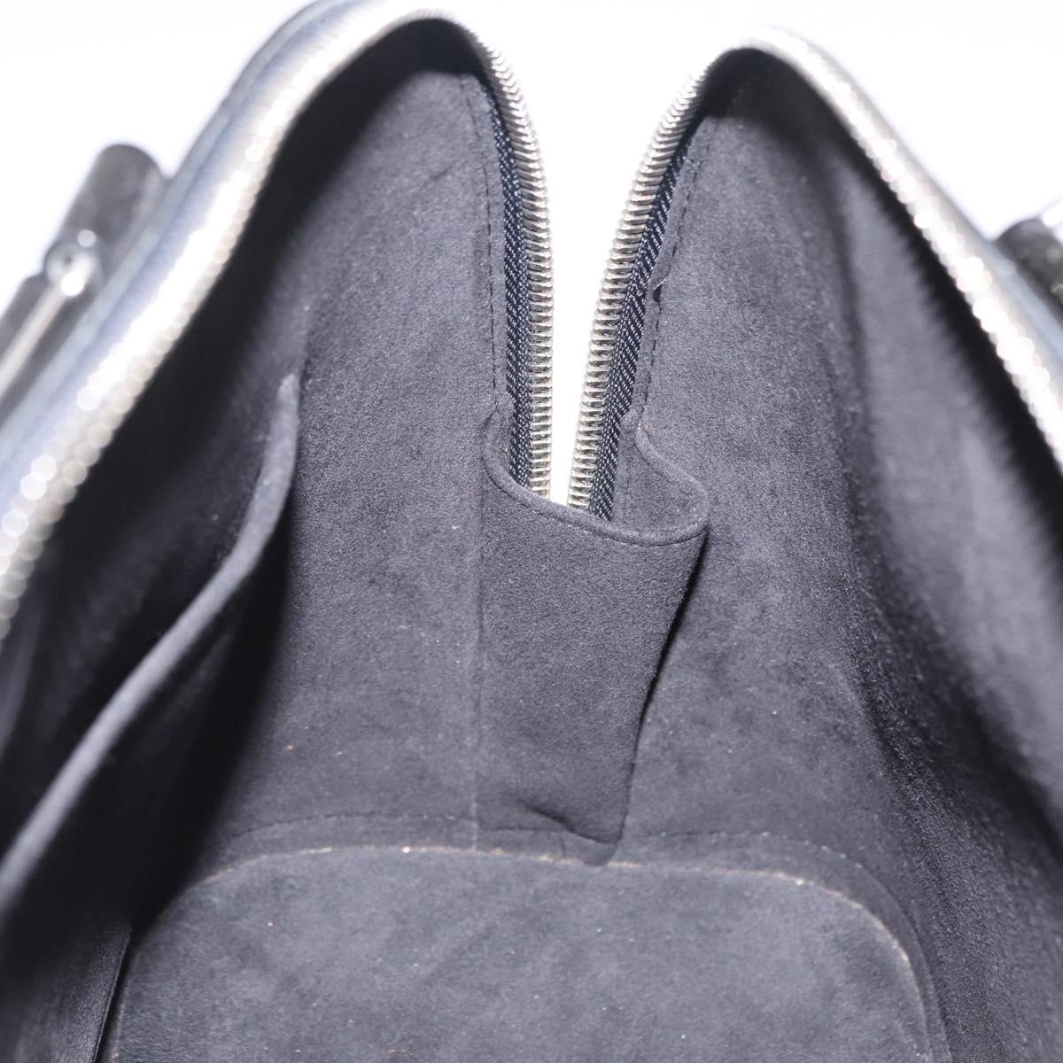 LOUIS VUITTON Epi Alma PM Hand Bag Enamel Noir Electric M4032N LV Auth ep16314