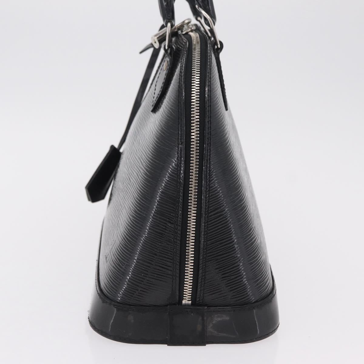 LOUIS VUITTON Epi Alma PM Hand Bag Enamel Noir Electric M4032N LV Auth ep16314