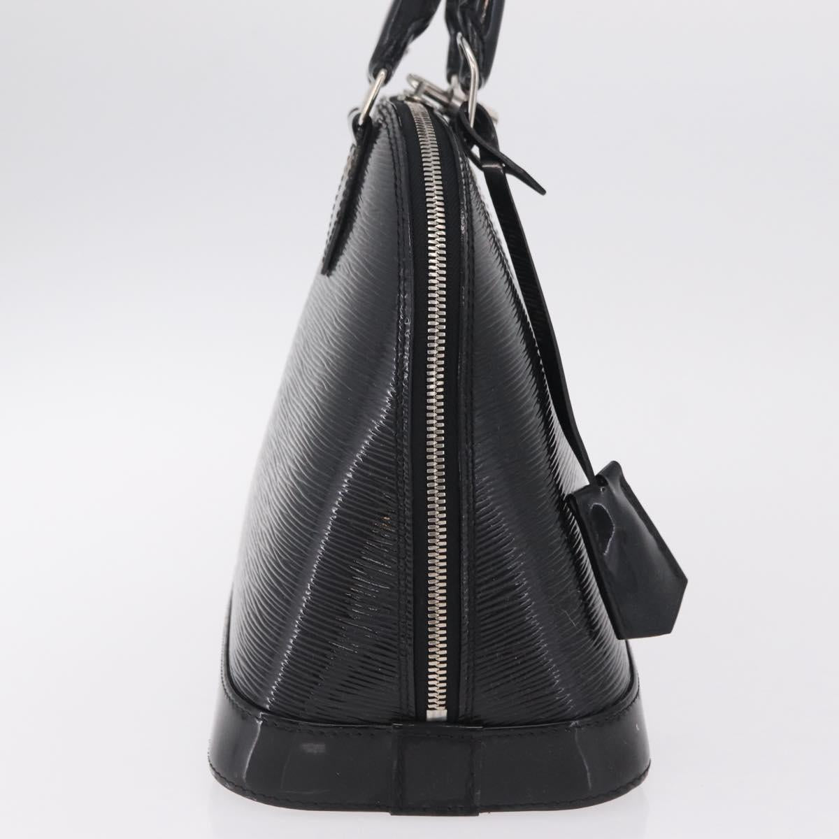 LOUIS VUITTON Epi Alma PM Hand Bag Enamel Noir Electric M4032N LV Auth ep16314