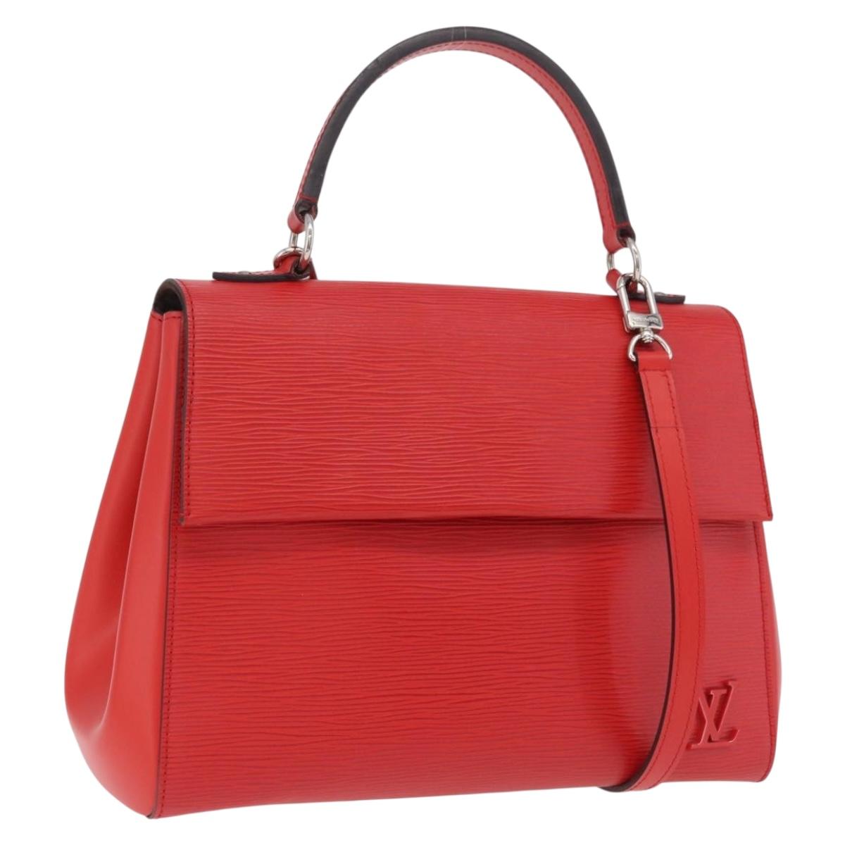 LOUIS VUITTON Epi Cluny MM Hand Bag Red M41333 LV Auth ep16315V