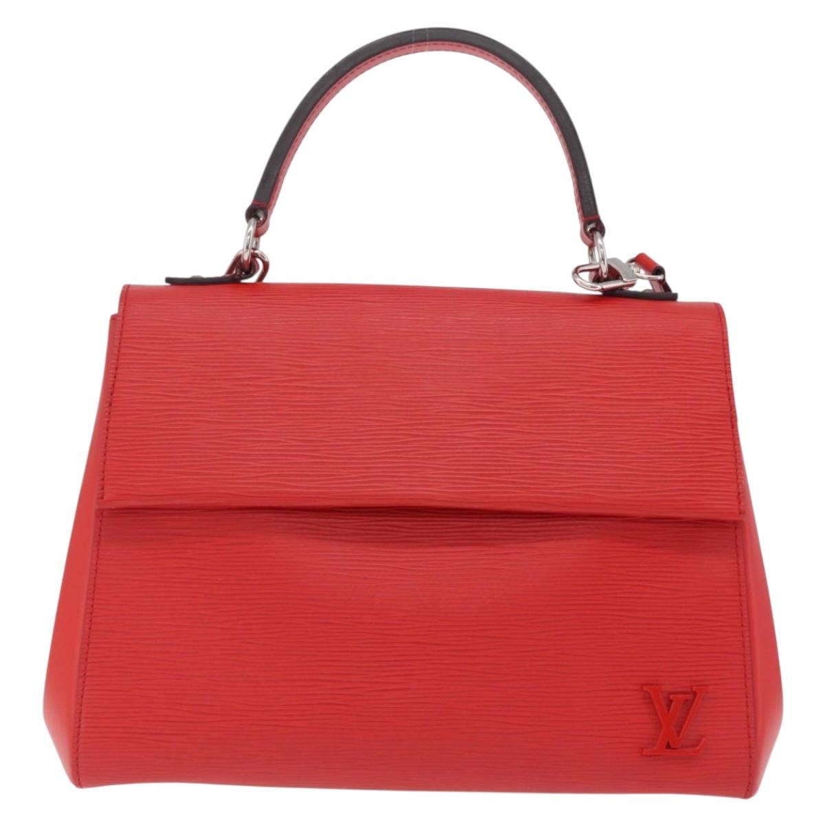 LOUIS VUITTON Epi Cluny MM Hand Bag Red M41333 LV Auth ep16315V