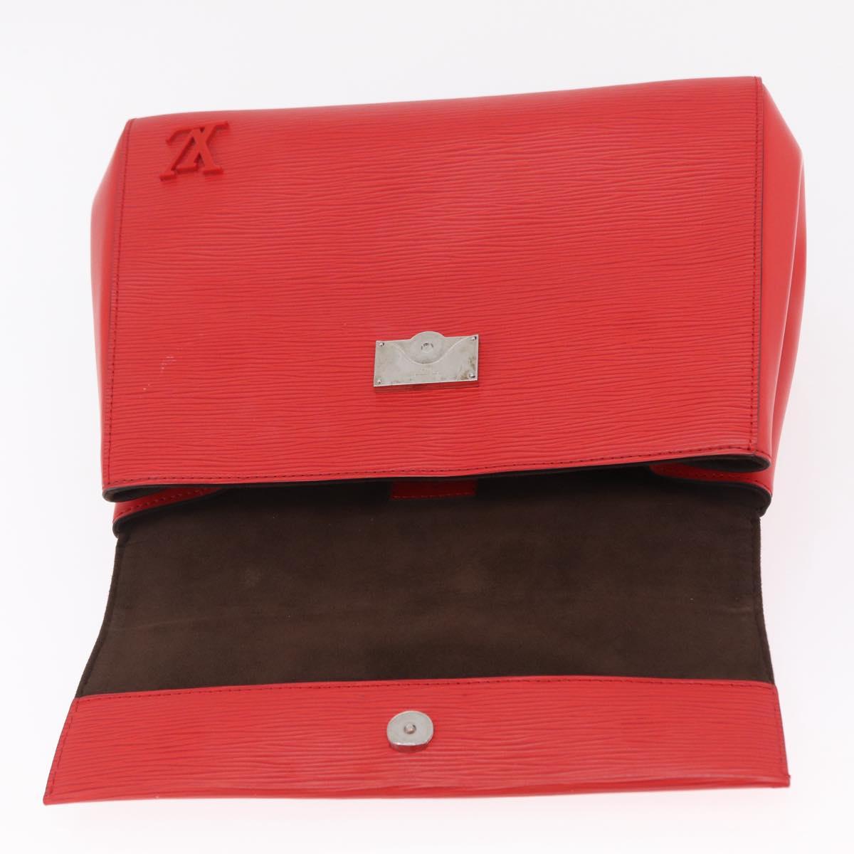 LOUIS VUITTON Epi Cluny MM Hand Bag Red M41333 LV Auth ep16315V
