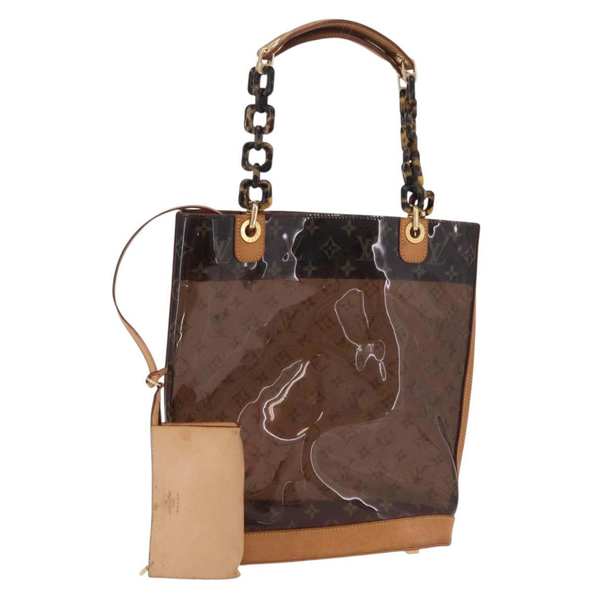 LOUIS VUITTON Monogram Vinyl Kava Amble PM Bag Brown M92502 LV Auth ep16317A