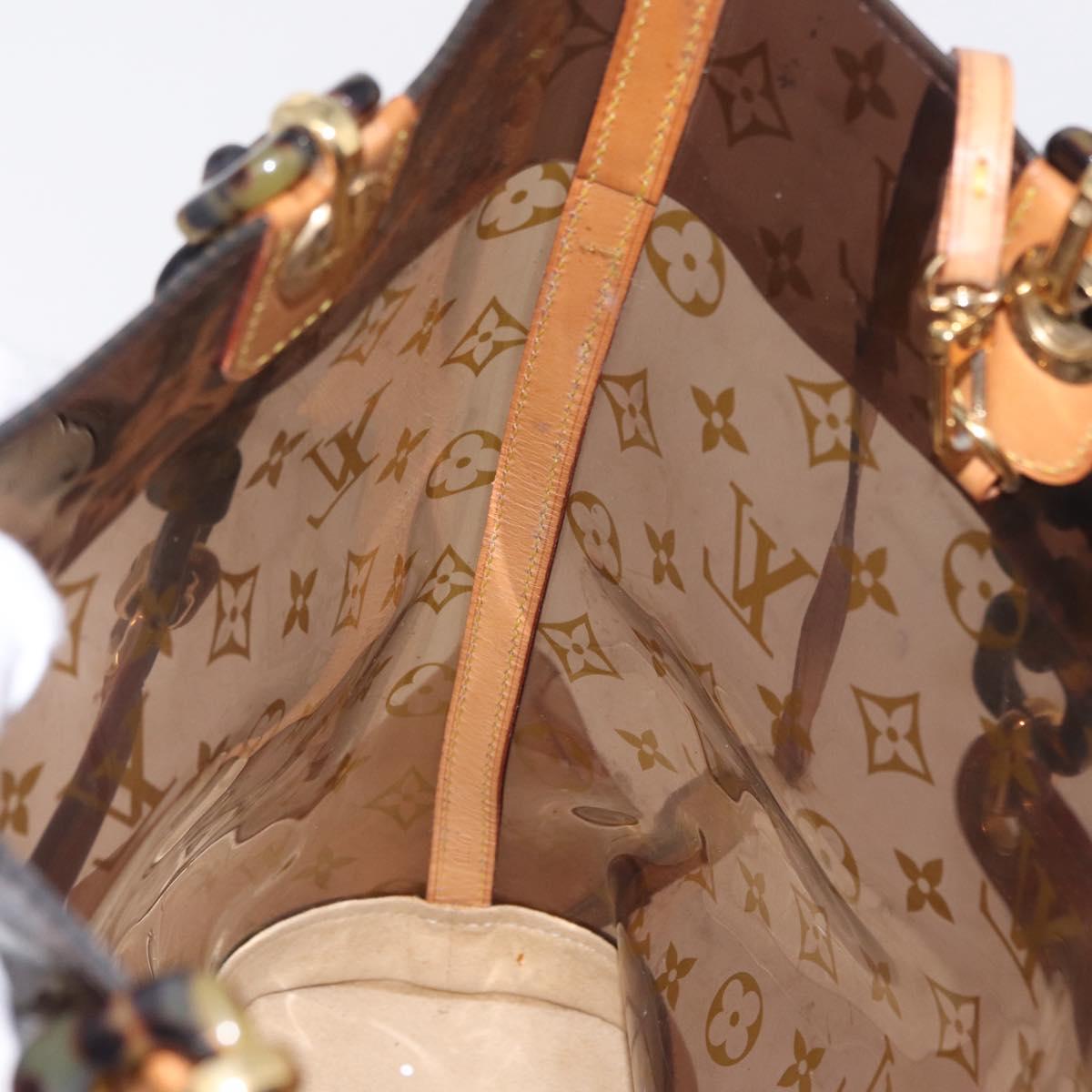 LOUIS VUITTON Monogram Vinyl Kava Amble PM Bag Brown M92502 LV Auth ep16317A