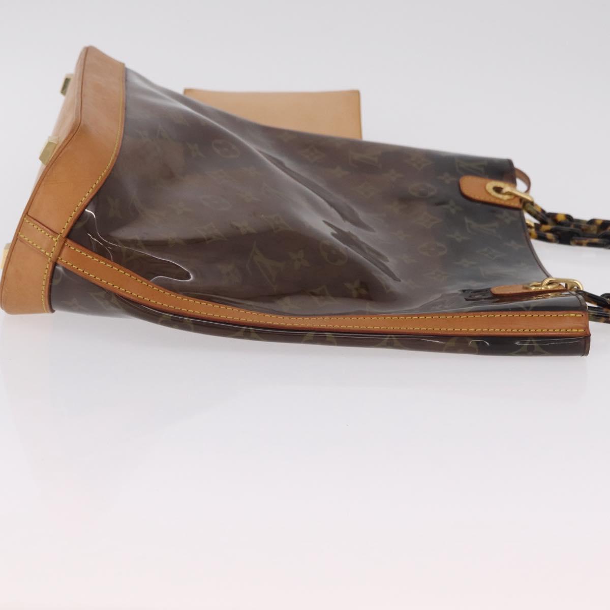 LOUIS VUITTON Monogram Vinyl Kava Amble PM Bag Brown M92502 LV Auth ep16317A