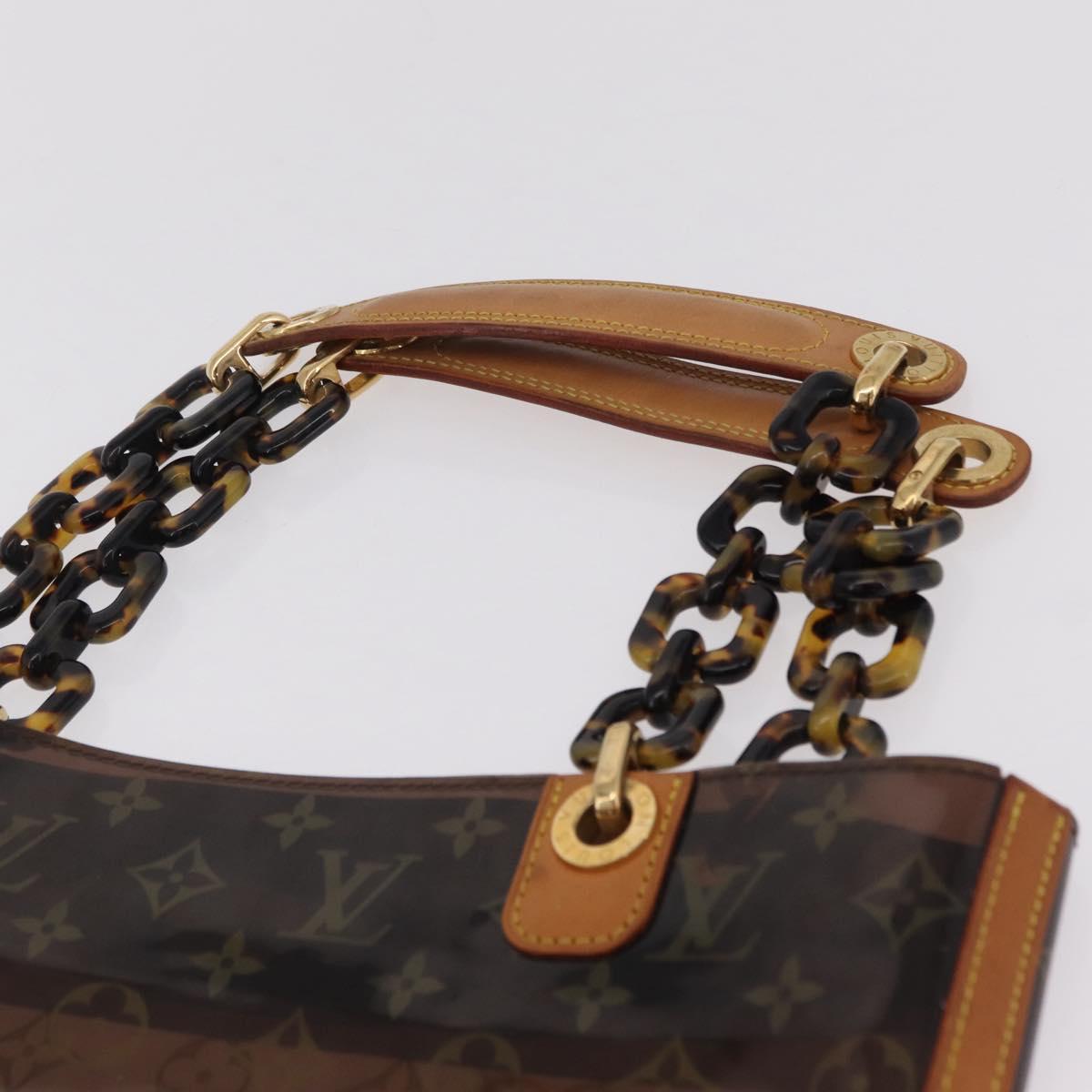 LOUIS VUITTON Monogram Vinyl Kava Amble PM Bag Brown M92502 LV Auth ep16317A