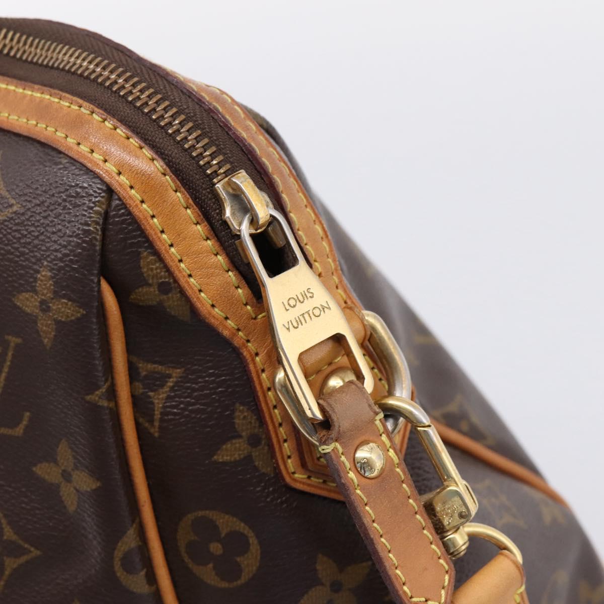 LOUIS VUITTON Monogram Retiro PM Hand Bag 2way Red M50057 LV Auth ep16318A
