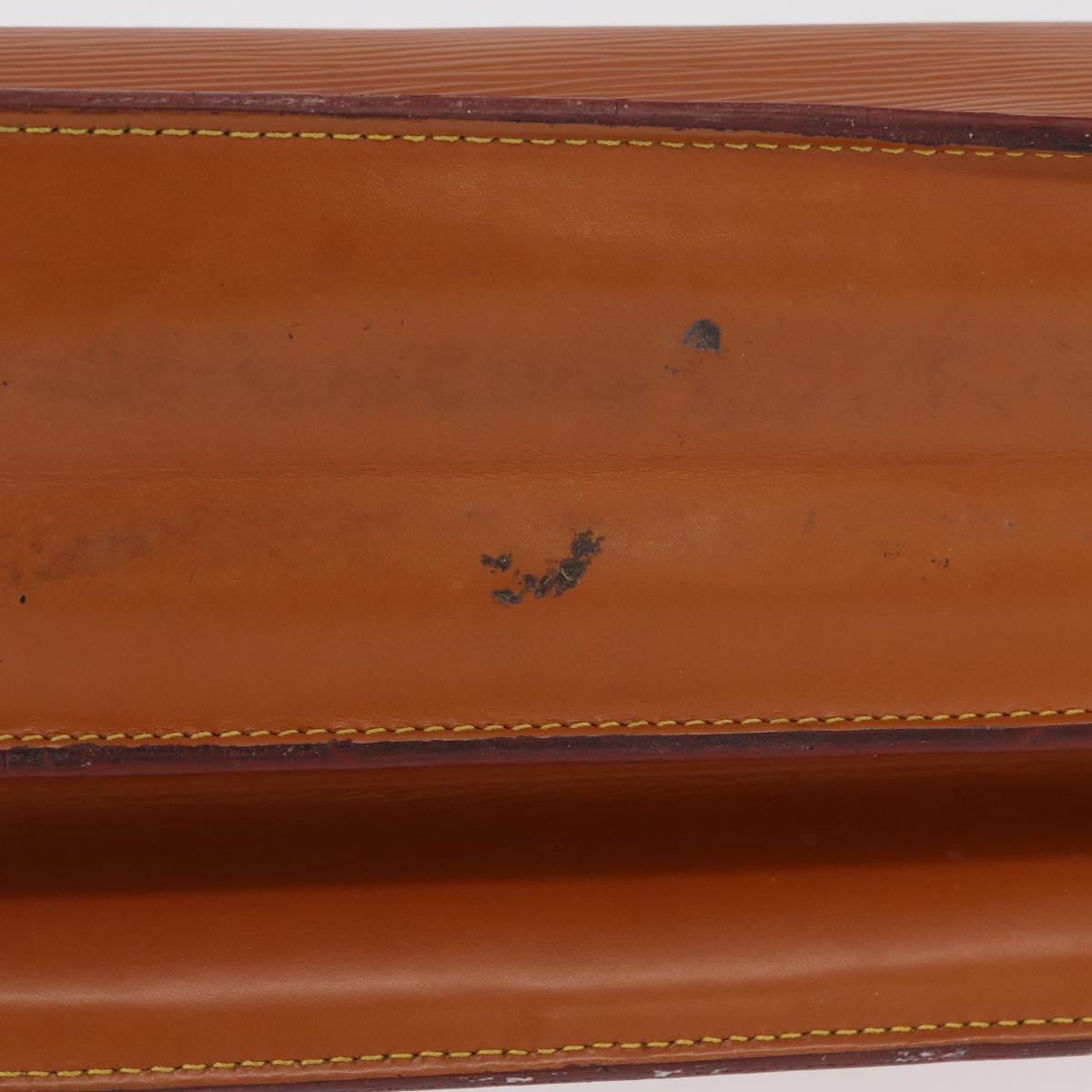LOUIS VUITTON Epi Serviette Conseiller Briefcase Brown M54423 LV Auth ep16321