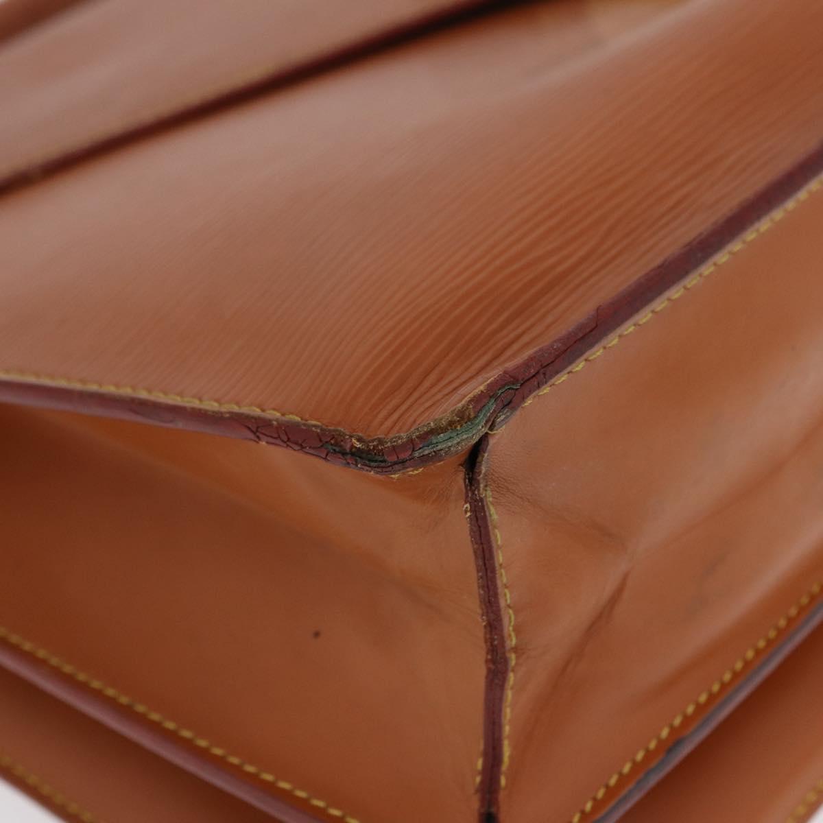 LOUIS VUITTON Epi Serviette Conseiller Briefcase Brown M54423 LV Auth ep16321
