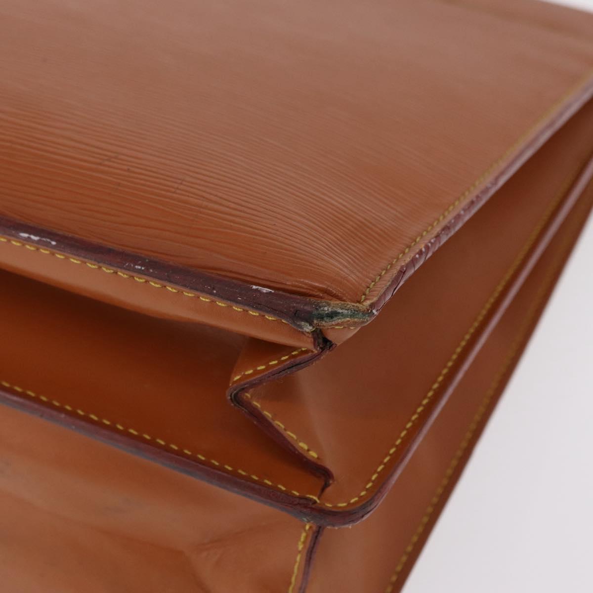 LOUIS VUITTON Epi Serviette Conseiller Briefcase Brown M54423 LV Auth ep16321