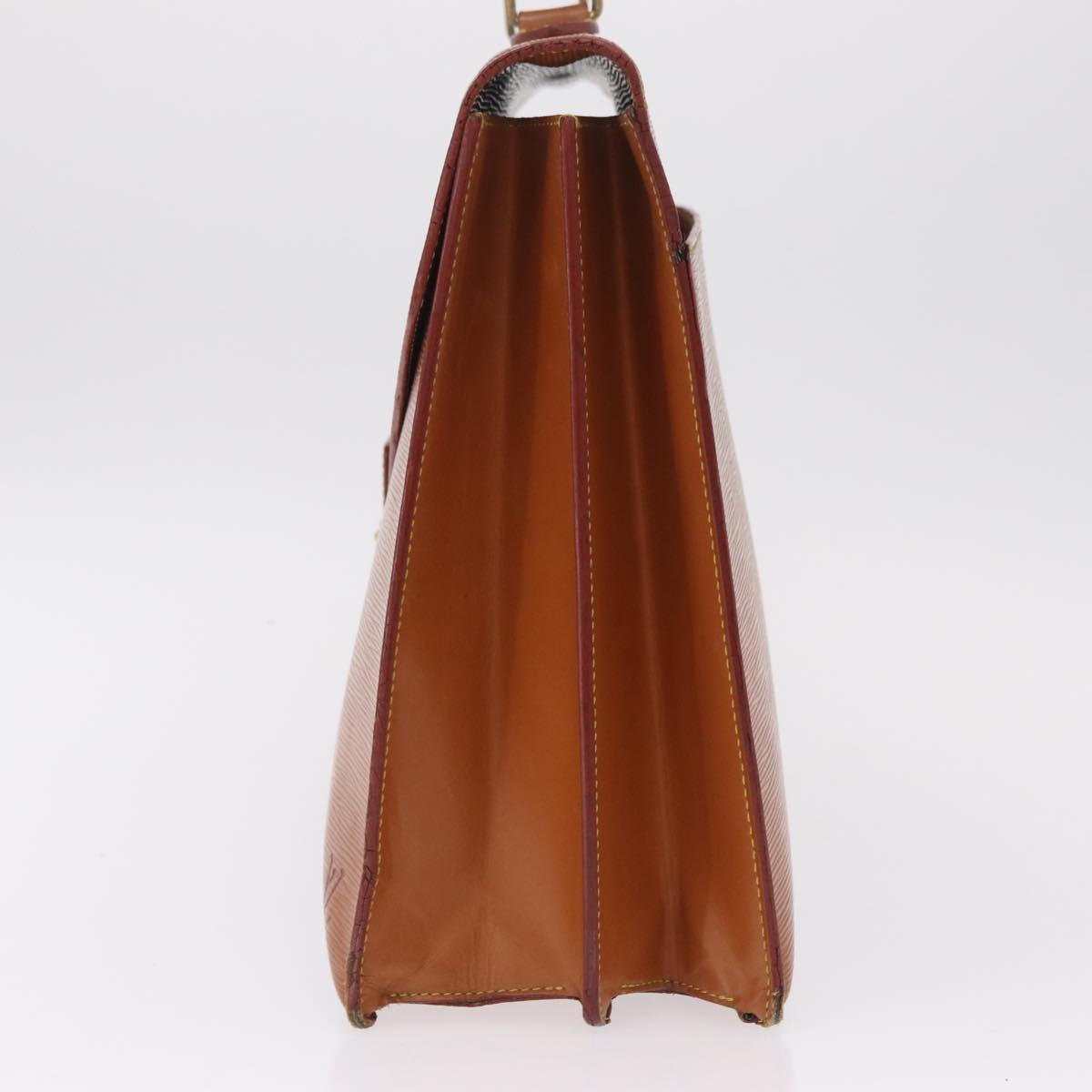 LOUIS VUITTON Epi Serviette Conseiller Briefcase Brown M54423 LV Auth ep16321