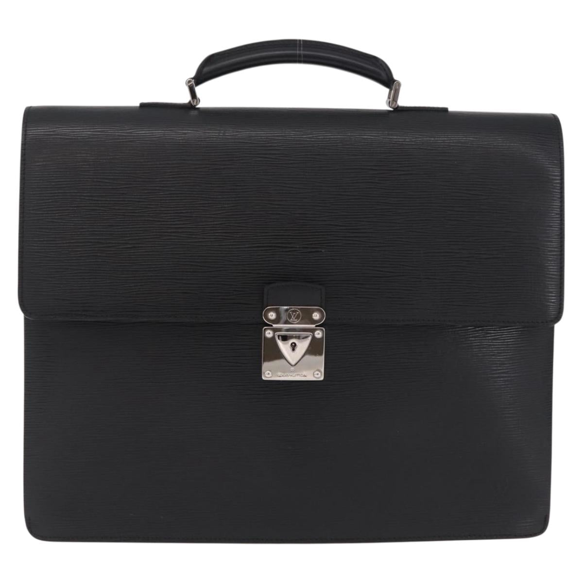 LOUIS VUITTON Epi Laguito Business Bag Noir M54552 LV Auth ep16323V